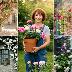 Sementes De Rosas Trepadeiras Com Cores Variadas 300 unidades