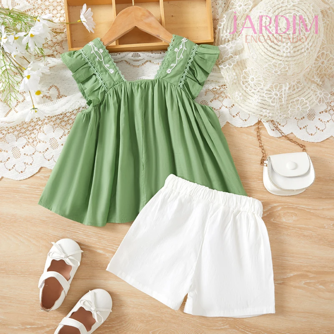 Conjunto infantil branco e verde Roupas infantis verde e branco Conjunto de verão infantil verde e branco Roupa infantil verde com branco Conjunto de bebê verde e branco Moda infantil branco e verde Conjunto esportivo infantil branco e verde Roupas de festa infantil verde e branco Conjunto infantil verde e branco para meninos Conjunto infantil verde e branco para meninas