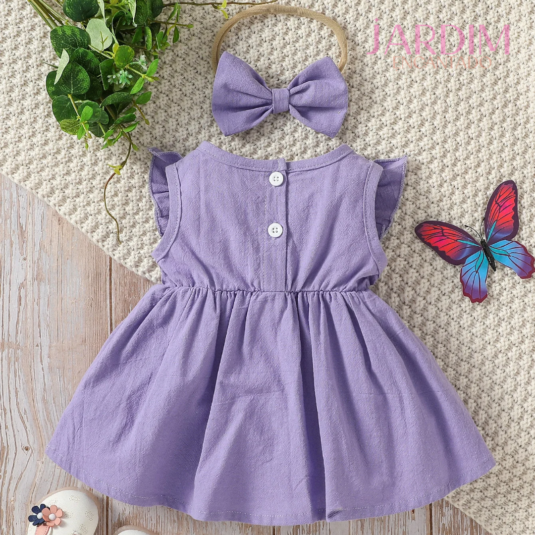 Vestido infantil roxo bebê Vestido roxo para bebê com tiara Vestido de bebê roxo com laço Conjunto vestido roxo e tiara bebê Vestido e tiara roxa para bebê Roupa de bebê roxa com tiara de laço Vestido de festa roxo bebê com tiara Vestido infantil roxo com acessório de cabelo Roupa infantil roxa com tiara de laço Vestido bebê menina roxo com tiara