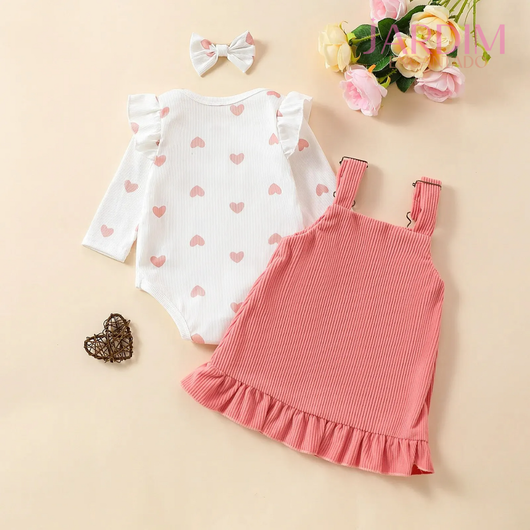 Conjunto infantil rosa e branco Roupas infantis rosa e branco Conjunto de bebê rosa e branco Roupas de menina rosa e branco Conjunto infantil feminino rosa e branco Moda infantil rosa e branco Look infantil rosa e branco Conjunto de verão infantil rosa e branco Conjunto infantil de inverno rosa e branco Conjunto de roupas rosa e branco para crianças