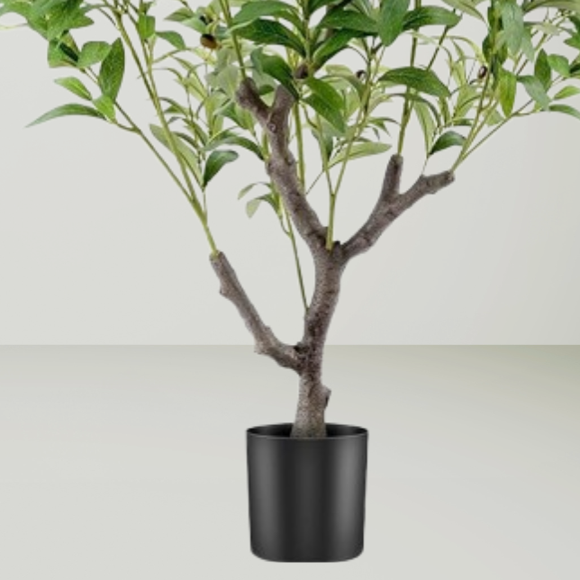 Planta Artificial Realista com vaso - 90cm