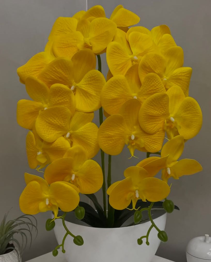 Orquídea Artificial com Jarro - 59cm