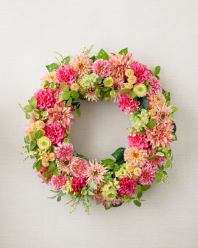 Guirlanda com flores artificiais 60cm
